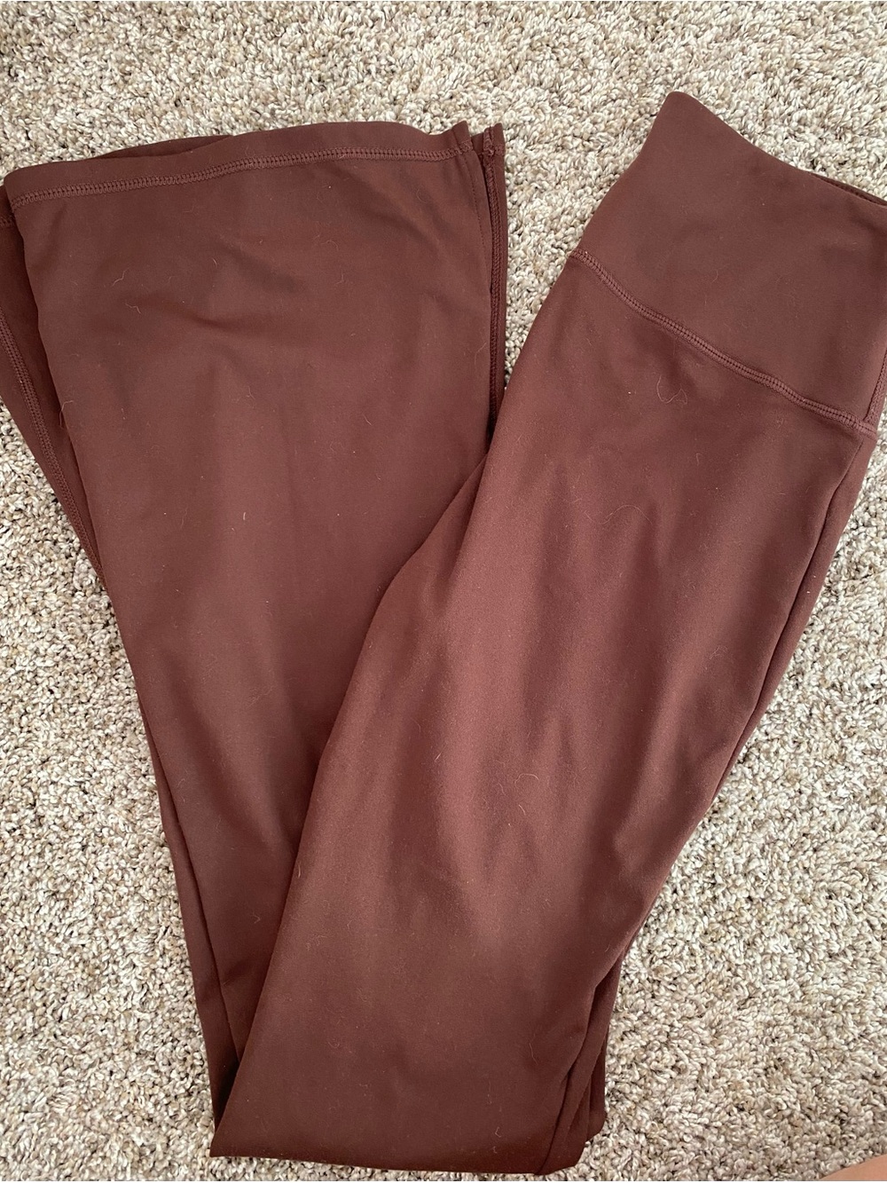 High-Rise Brown Leggings for Women